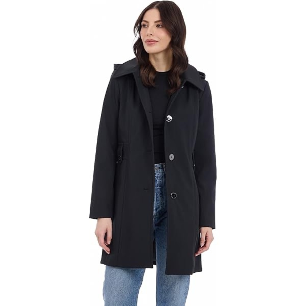 Anne Klein Black Trench Coat